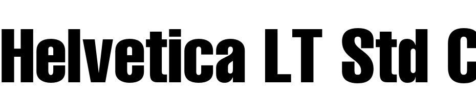 Helvetica LT Std Compressed Font Download Free